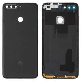 Huawei Y6 Prime 2018 πίσω κάλυμμα μπαταρίας (μαύρος) (μεταχειρισμένος grade B, γνησια)