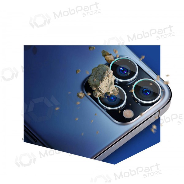 Apple iPhone 14 Pro / 14 Pro Max προστατευτικό σκληρυμένο γυαλί κάμερας - 3MK Lens Pro (ασημί)