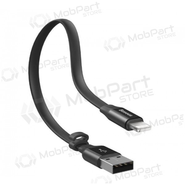 USB καλώδιο Baseus lightning 0.23m (2A) (μαύρος)
