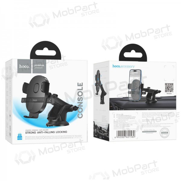 Θήκη τηλεφώνου αυτοκινήτου Hoco H19 μαύρος