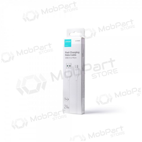 USB καλώδιο Joyroom S-UM018A9 USB to MicroUSB 2.4A 1.0m άσπρο