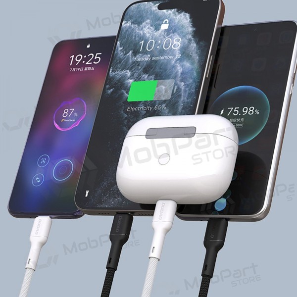 Καλώδιο USB-C Dudao L9C USB-C σε USB-C 2 m 65 W μαύρο