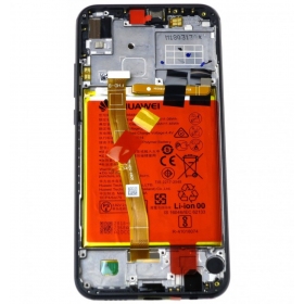Huawei P20 Lite οθόνη (μαύρος) (με πλαίσιο και μπαταρία) (service pack) (γνησια)