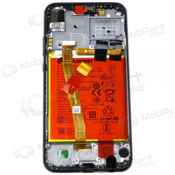Huawei P20 Lite οθόνη (μαύρος) (με πλαίσιο και μπαταρία) (service pack) (γνησια)