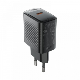 Φορτιστής τηλεφώνου Acefast A104 25 W GaN USB-C μαύρος