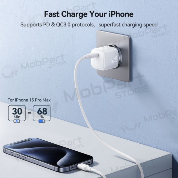 Φορτιστής Joyroom JR-TCG08 USB-C GaN PD20W άσπρο