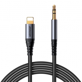 Audio καλώδιο Joyroom SY-A06 Lightning to 3,5mm 1.2m μαύρος