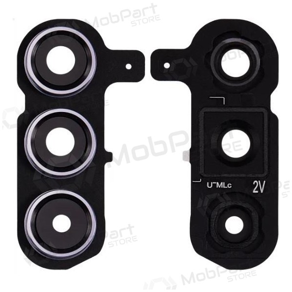 Samsung Galaxy S24+ τζαμάκι κάμερας (με πλαίσιο) (μαύρος)