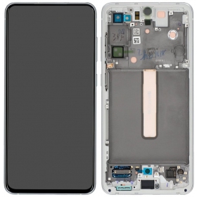 Samsung Galaxy S21 FE 5G οθόνη (άσπρο) (με πλαίσιο) (γνησια)