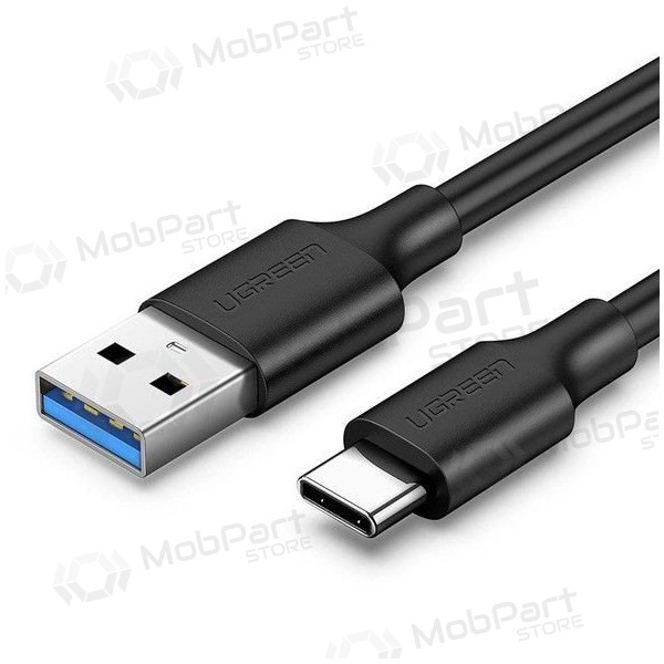 Καλώδιο USB-C Ugreen US184 USB-A σε USB-C 1 m USB 3.2 Gen1 3 A μαύρο