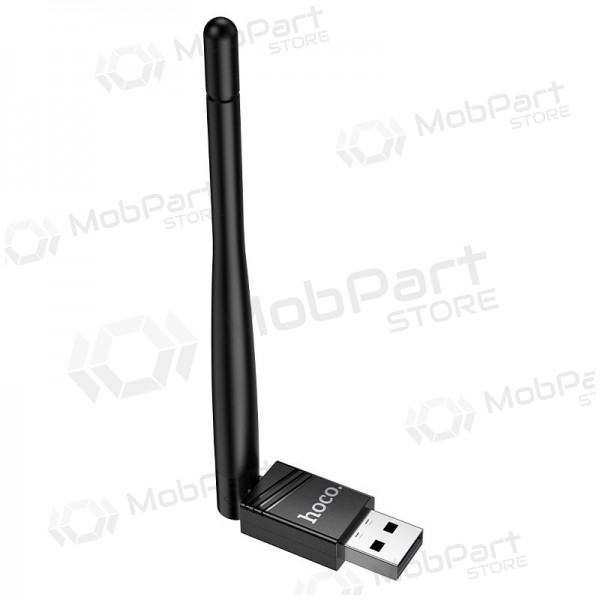 Προσαρμογέας USB Wi-Fi Hoco HI37 USB Wi-Fi 4 μαύρο