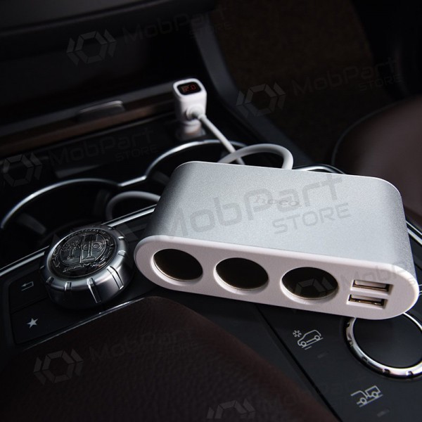 Φορτιστης αυτοκινητου - šakotuvas Hoco Z13 2xUSB 3xconnector