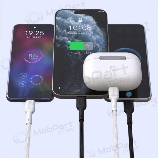 Καλώδιο USB-C Dudao L9C USB-C σε USB-C 2 m 65 W μαύρο