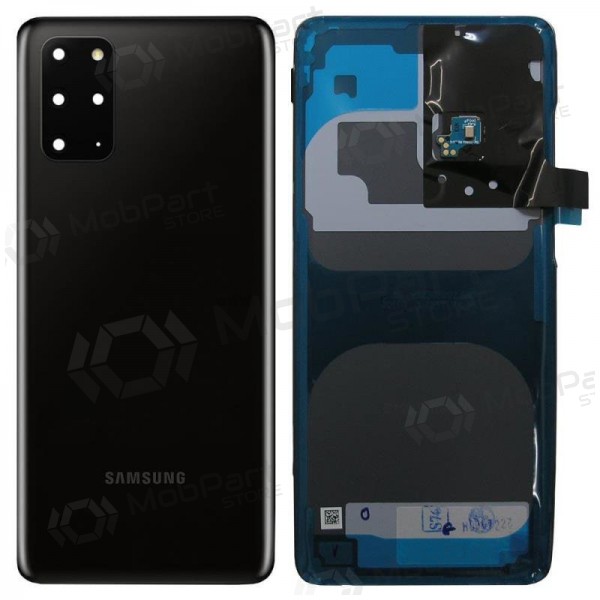 Samsung G985 / G986 Galaxy S20 Plus πίσω κάλυμμα μπαταρίας μαύρος (Cosmic Black) (service pack) (γνησια)