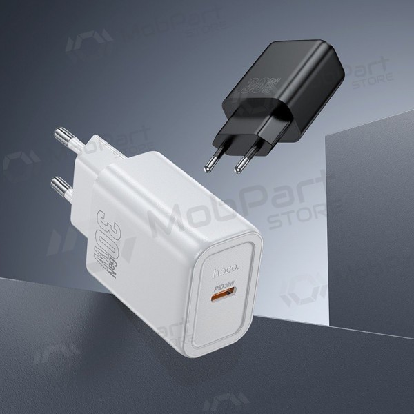 Φορτιστής τηλεφώνου Hoco N62 GaN USB-C με καλώδιο USB-C 1 m μαύρο