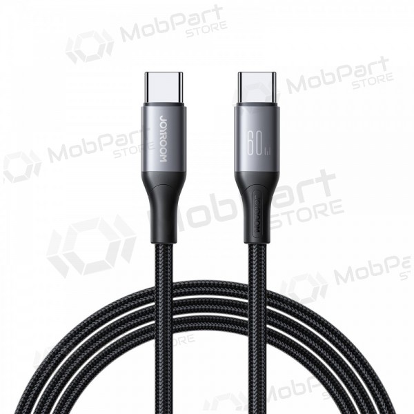 USB καλώδιο Joyroom S-A28 USB-C to USB-C 60W 1.0m μαύρος
