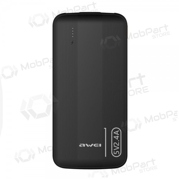 Εξωτερική μπαταρία Power Bank Awei P20K 5V/2.4A 10000mAh μαύρος