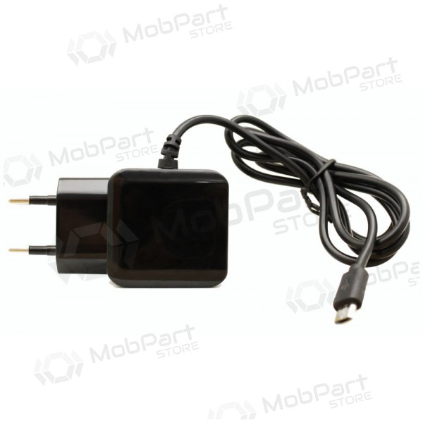 Φορτιστής F13c FastCharging x 2 USB (3.1A) + microUSB (μαύρο)