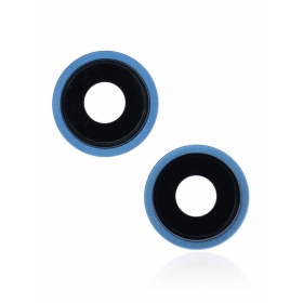 Apple iPhone 13 mini τζαμάκι κάμερας (2τεμ) (μπλε) (με πλαίσιο)