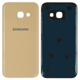 Samsung A320 Galaxy A3 2017 πίσω κάλυμμα μπαταρίας (χρυσαφένιος) (μεταχειρισμένος grade B, γνησια)