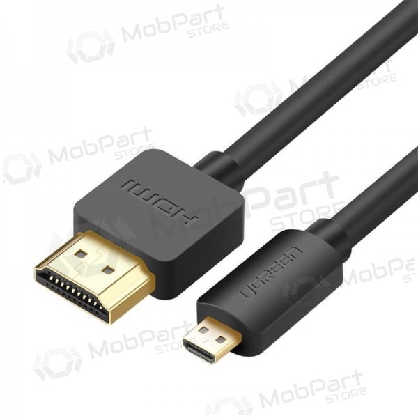 Καλώδιο HDMI Ugreen HD127 HDMI σε Micro HDMI 1.5 m 4K 60 Hz μαύρο