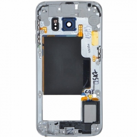 Samsung G925F Galaxy S6 Edge εσωτερικό πλαίσιο (γκρί / μπλε) (μεταχειρισμένος grade B, γνησια)