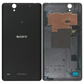 Sony E5333 Xperia C4 πίσω κάλυμμα μπαταρίας (μαύρος) (μεταχειρισμένος grade B, γνησια)