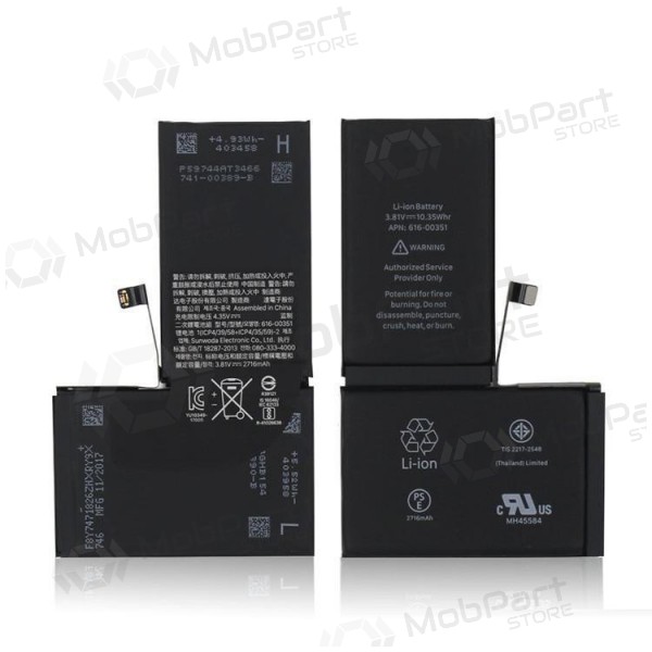 Apple iPhone X μπαταρία / συσσωρευτής (2716mAh) - Premium