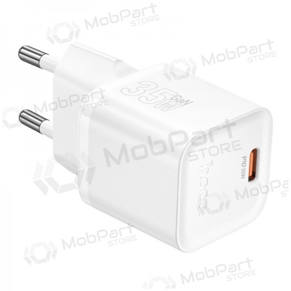 Φορτιστής τηλεφώνου Hoco N66 35 W GaN USB-C λευκός