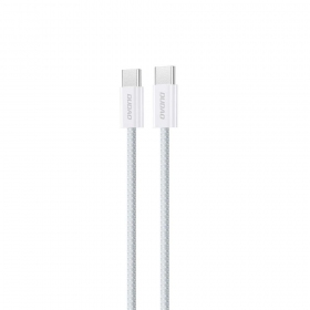 Καλώδιο USB-C Dudao L6C USB-C σε USB-C 1 m 60 W λευκό