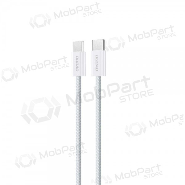 Καλώδιο USB-C Dudao L6C USB-C σε USB-C 1 m 60 W λευκό