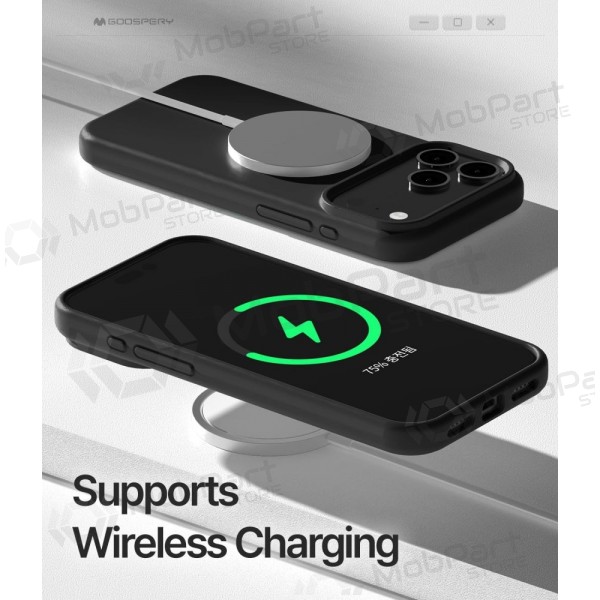 Θήκη Apple iPhone 17 Pro, 18 Pro Mercury - Pure Magsafe Silicon Case (κόκκινο)