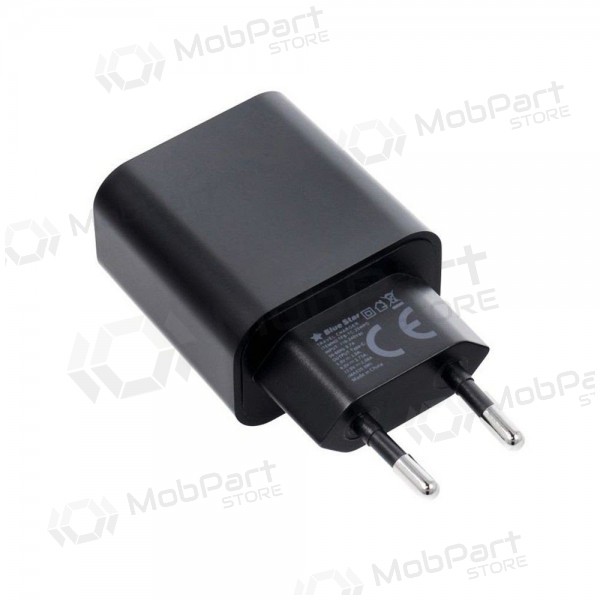 Φορτιστής τηλεφώνου Blue Star 20 W USB-C με καλώδιο USB-C μαύρο