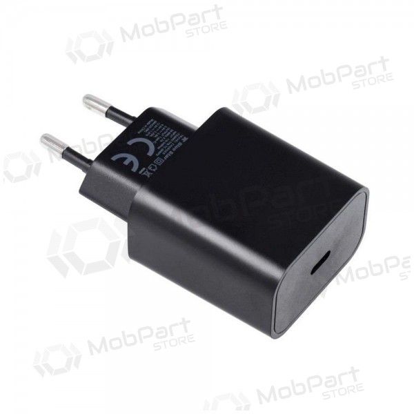 Φορτιστής τηλεφώνου Blue Star 20 W USB-C με καλώδιο USB-C μαύρο