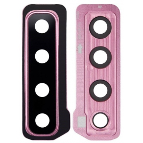 Samsung Galaxy A9 2018 τζαμάκι κάμερας (με πλαίσιο) (ροζ)