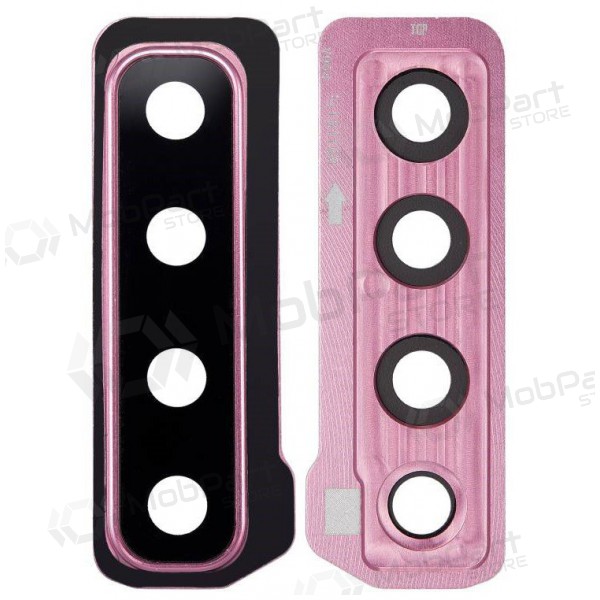 Samsung Galaxy A9 2018 τζαμάκι κάμερας (με πλαίσιο) (ροζ)