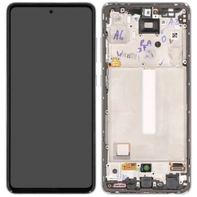 Samsung Galaxy A52 οθόνη (άσπρο) (με πλαίσιο) (γνησια)