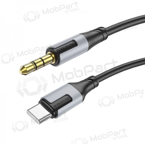 Audio καλώδιο Borofone BL19 USB-C to 3,5mm μαύρος