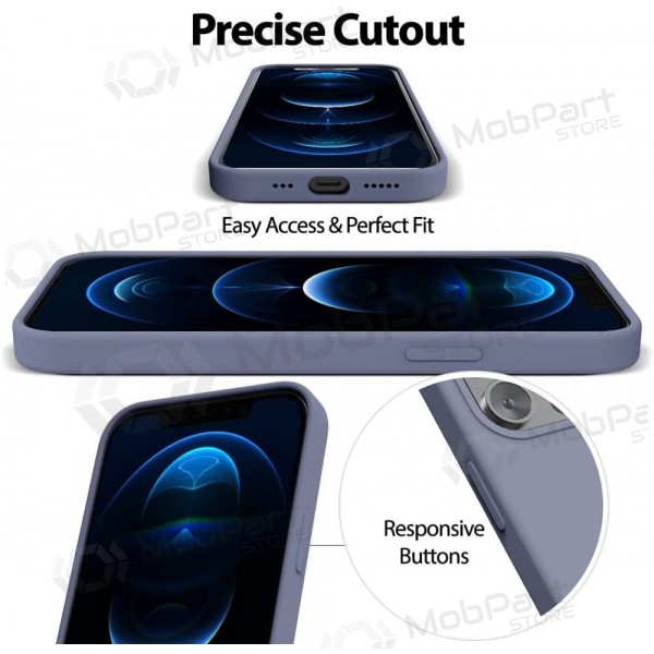Θήκη Samsung Galaxy A57 Mercury -Pure Magsafe Silicon Case- (λεβάντα γκρι)