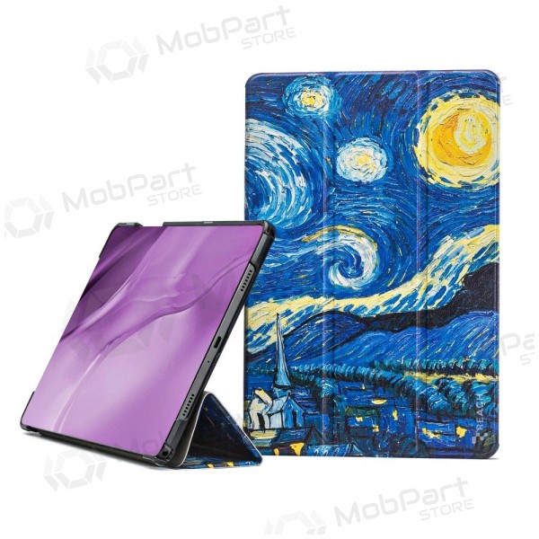 Θήκη Samsung Galaxy Tab A9+, Tab A11+ -Smart Leather- (starry night)