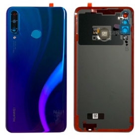 Huawei P30 Lite / P30 Lite New Edition 2020 48MP πίσω κάλυμμα μπαταρίας (Peacock Blue) (μεταχειρισμένος grade B, γνησια)