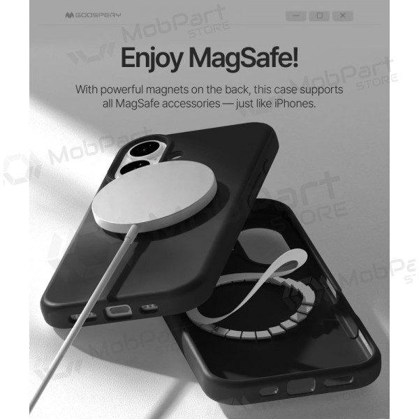 Θήκη Mercury Pure Magsafe Silicon Case Apple iPhone 17 το κόκκινο