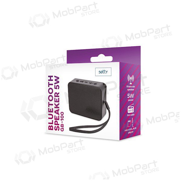 Φορητό ηχείο Bluetooth Setty Speaker W5r (μαύρο)