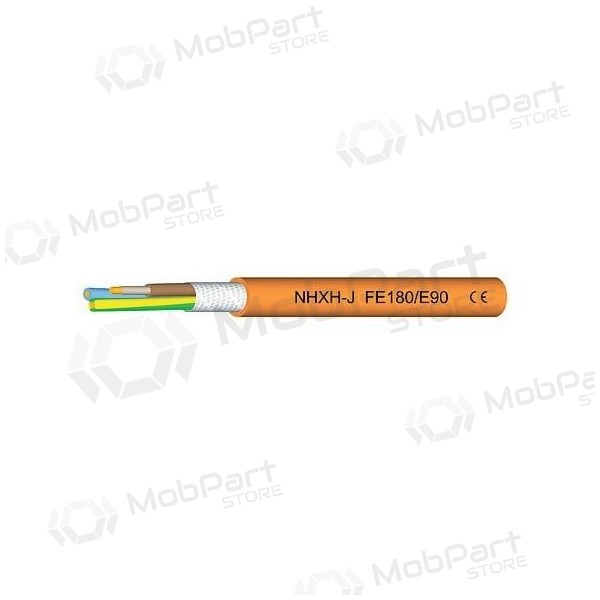 Καλώδιο ισχύος Eupen NHXH FE-180/E90 5x6 mm² χάλκινο LSZH 0.6/1 kV