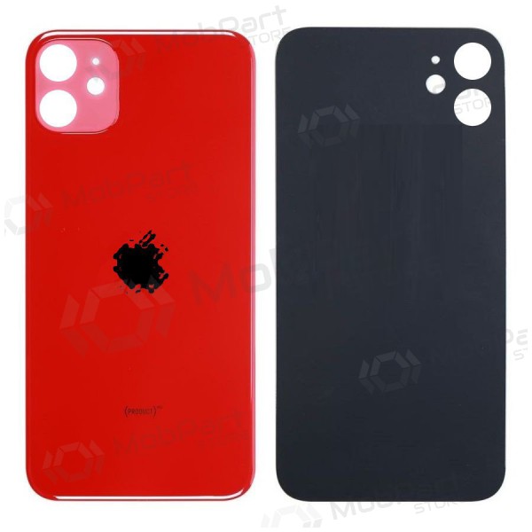 Apple iPhone 11 πίσω κάλυμμα μπαταρίας (το κόκκινο) (bigger hole for camera)