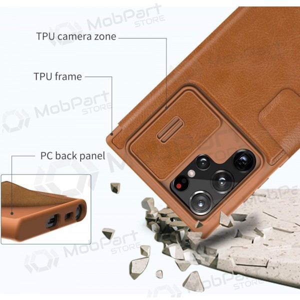 Θήκη Samsung Galaxy S23 FE - Nillkin Leather (καφέ)