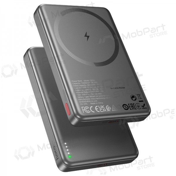 Εξωτερική μπαταρία Power Bank Hoco Q26A PD20W Magnetic 10000mAh μαύρος