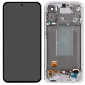 Samsung Galaxy A56 οθόνη (ροζ) (με πλαίσιο) (refurbished)