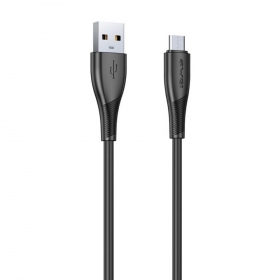 Καλώδιο Micro USB Awei CL-182M USB-A σε Micro USB 1 m μαύρο