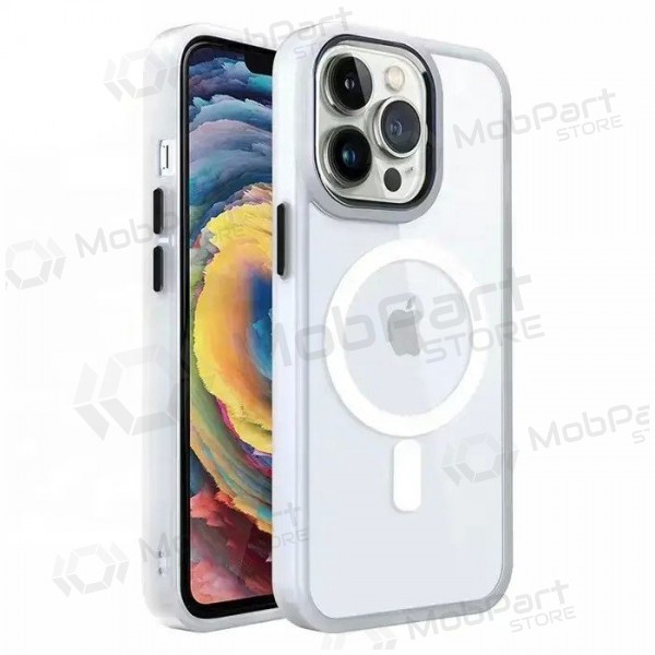 Θήκη Apple iPhone 15 Plus -Premium Mag Cover- (λευκή)